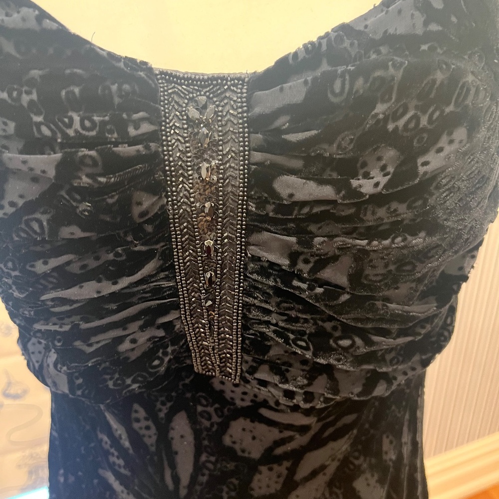New Years Eve! Gorgeous Badgley Mischka Cocktail Dress with Sexy Back!
